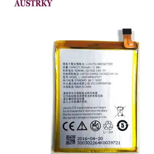 New Li3928T44P8h475371 2800mAh Battery For ZTE Blade A1 C880 C880U C880A C880S AXON Mini B2015 B2016 Xiaoxian 3 Phone