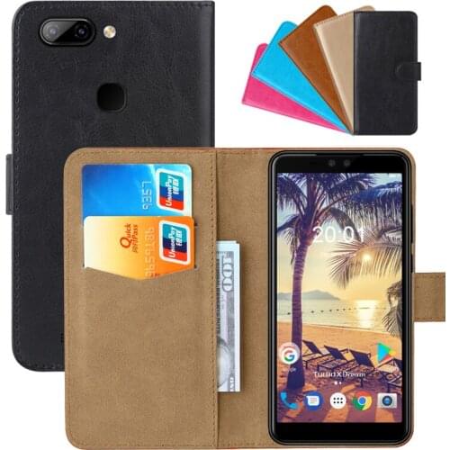 Luxury Wallet Case For Turbo X Dream 4G PU Leather Retro Flip Cover Magnetic Fashion Cases Strap