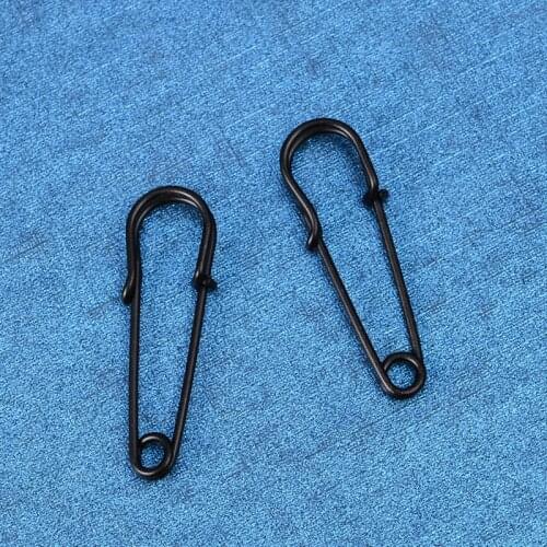 Gothic Punk Clip Earrings for Women Men Gold Silver Color Black Safety Pin Clips Earring Piercing Ear Buckle Jewelry Brincos