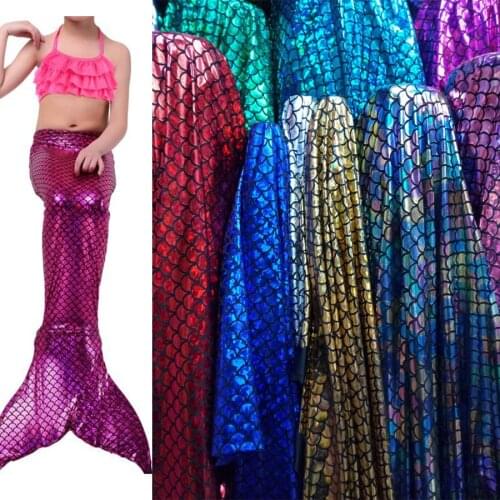 Cosplay dancing fabric shiny lycra stretchy fabric bronzing laser costume tilda doll fabric DIY stage Dress 50*150cm