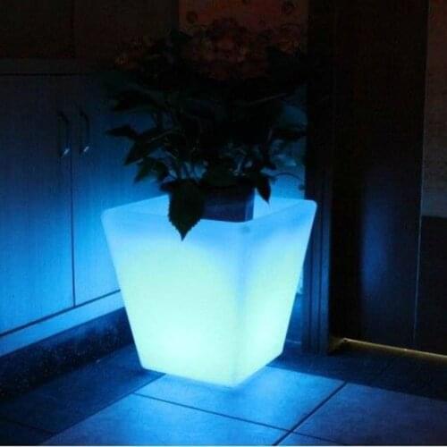 Garden party decoration / led colorful flower pots / led plant pots SK-LF13H Free shipping 1pc