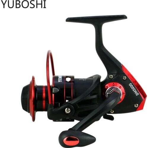 YUBOSHI DM Spinning Fishing Reel 5.5:1 Gear Ratio 1000-7000 Series Full Metal Spool Left/Right Interchangeable Fishing Reel