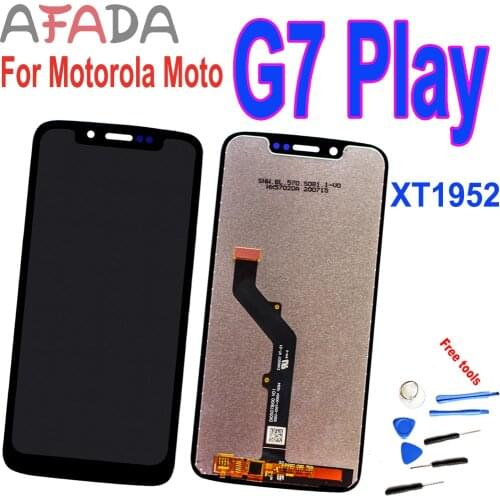 5.7" For Motorola Moto G7 Power Display XT1955 LCD G7 Plus Touch Screen Digitizer G7 Play LCD Replacement XT1952 LCD For G7 Play