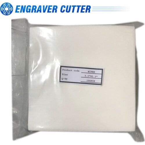 140 x 140mm Fiber Cleaning Wipes FOC-03, 100 Pieces