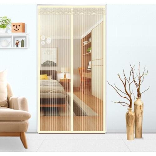 Magnetic Door Curtain,Anti-mosquito And Insect-Proof Automatic Closing Invisible Gauze Large-Size Mosquito Nets For Doors