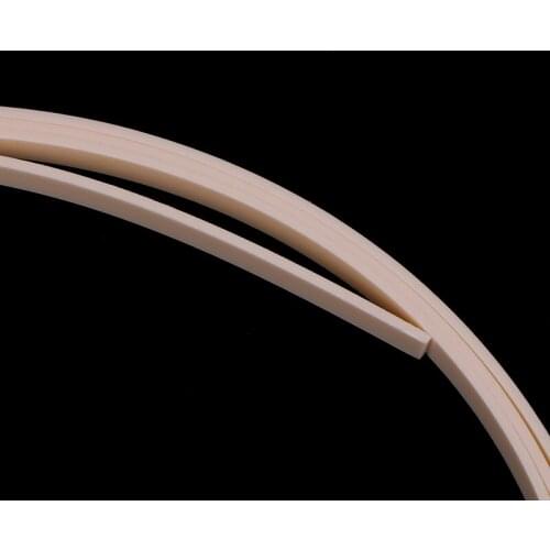 1PCS High Quality Guitar Binding Inlay Purfling Strip ABS Cream Ivory Color