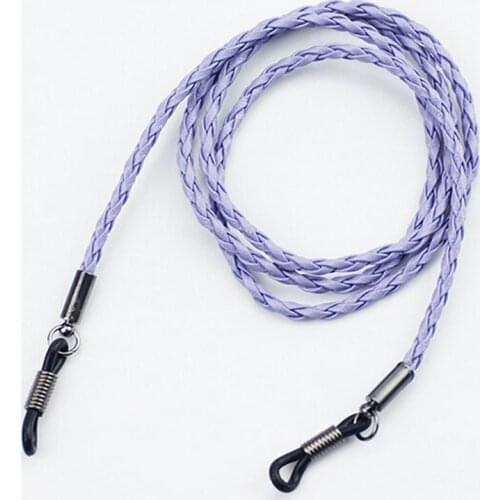 PU Leather Eyeglasses Sunglasses Eyewear Spectacle Lanyard Cords Chain Black/Brown/Purple/Red High Quality