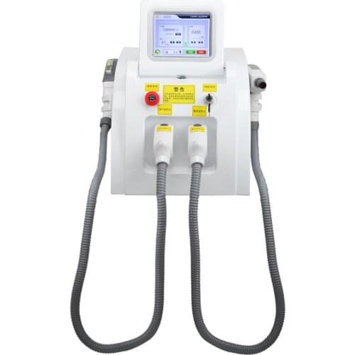 2 Handles OPT E-light SHR Laser Machine for Hair Removal Skin Treatments