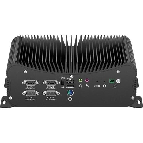 Mini PC Intel Core i5 8250U Windows 10 DDR4 2*LAN RS232 RS422 RS485 GPIO LPT PS/2 HDMI VGA 6*USB WiFi Bluetooth 3G/4G SIM 9V-36V