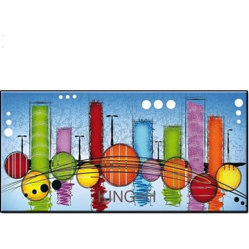 New Design Bands Play Music Oil Modern Paintings on Canvas Living Room Wall Pictures Wholesale for Sale Wall Art No Framed N