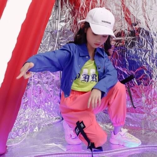 Boys' hip-hop clothes, track coats, top sports cars, girls' casual pants, boys' dance clothes, living room dance clothes
