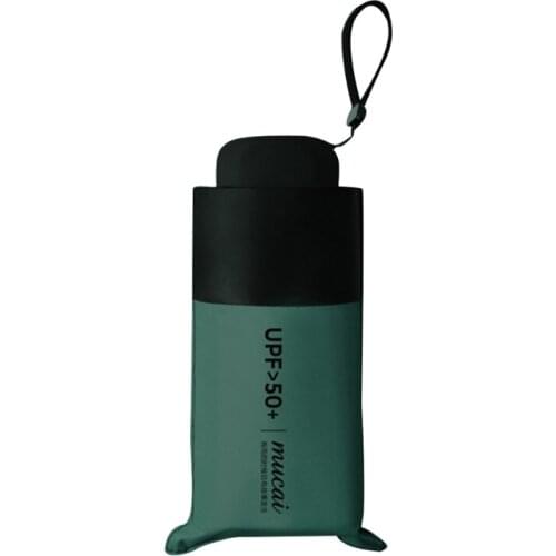 Portable Black Sunscreen Parasol Pocket Parasol Ultra Light Mini Sun Umbrella N0PA