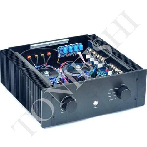 KA800 gold-sealed high-power 300W dual-channel Class A/Class A and B power amplifier, HIFI amplifier, 300W+300W