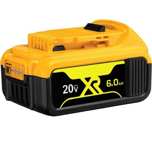 20V 4Ah 6.0Ah MAX XR Replacement Battery DCB200 for Dewalt DCB203 DCB181 DCB205 DCB206 Rechargeable Lithium Batteries Power Tool