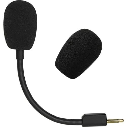 Replacement Game Mic 3.5mm Microphone for Kingston HyperX Cloud 2 II X Core Pro Silver Cloudx Gaming Headsets Headphones