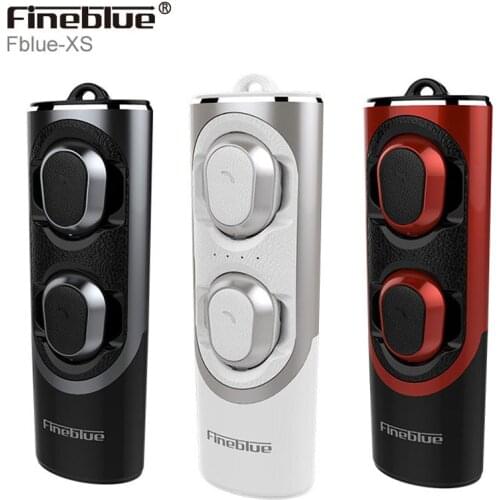 Fineblue XS TWS Wireless Earpiece Bluetooth 5.0 Earphones sport Earbuds Headset With Mic For smart Phone Xiaomi Samsung Huawei