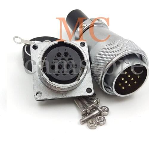 WS28 16pin Power Connector, Electric Automotive connectors, 16 core solar panel plug-male socket-female Connector