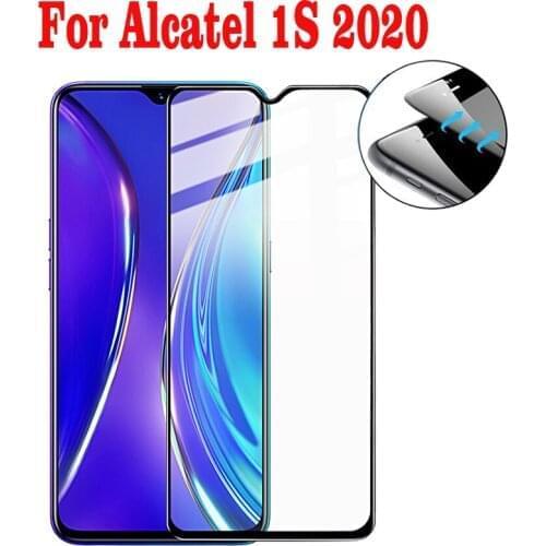 10PCS 3D Tempered Glass For Alcatel 1S 2020 Full Cover 9H Protective film Explosion-proof Screen Protector For Alcatel 1S 2021
