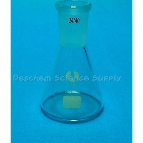 100ml,24/40,Glass Erlenmeyer Flask,Lab Conical Bottle,Chemistry Glassware
