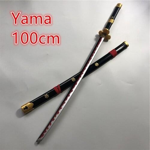 100cm Cosplay Yama magic sword Weapon Armed Katana Espada Wood Ninja Knife Samurai Sword Prop Toys For Teens