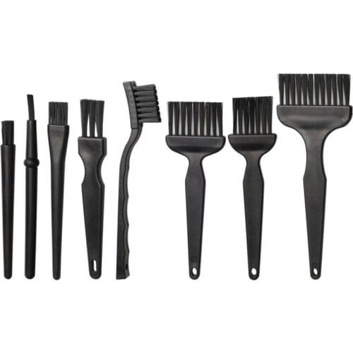 8 PCS Anti Static Brush ESD Safe Synthenic Fiber Cleaning Brush Tool Repair For Mobile Phone Tablet PCB BGA Work