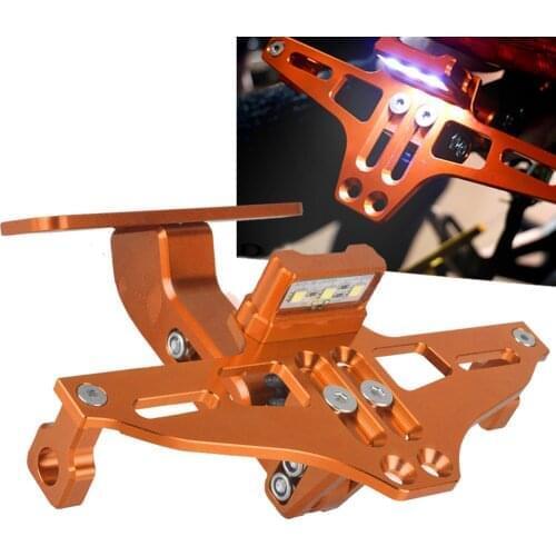 Motorcycle Accessories License Plate Bracket Holder For bajaj pulsar 200ns all years 1190 AdventuRe R 1290 Super GT RC200 RC 200
