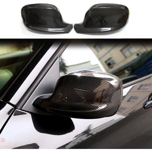 1 Pair Real Carbon Fiber Rearview Carbon Mirror For BMW X1 E84 2010-2012 F25 X3 2010-2013 Car Accessories Left&Right