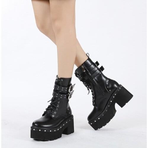 Brcchenxi Women's High Boots