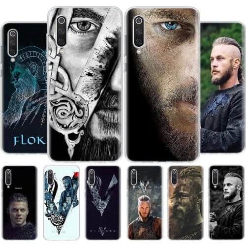 Ragnar Lothbrok Vikings Phone Case For Xiaomi MI 8 9 10 5X 6X A1 A2 A3 CC9E 9T NOTE10 Pro Lite Cover Coque soft Silicone TPU