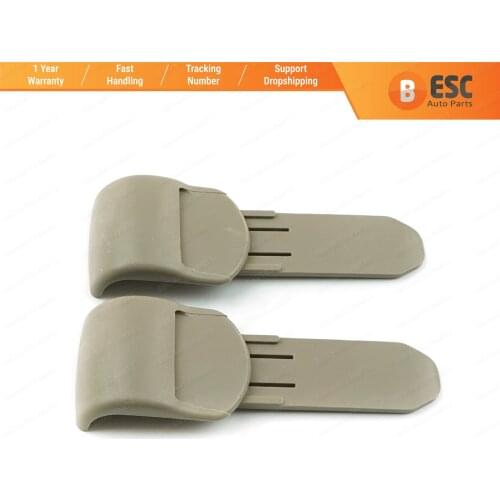 EDP1025 2 Pcs Rear Window Curtain Sun Visor Blind Sunvisor Hook Holder Handle Clips for Renault Megane MK2 Fluence Samsung SM3