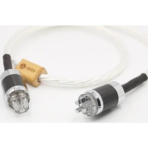 HIFI Power Cable AU version HIFI Power Cable Silver Plated Power Cable With AU Plug for DVD Amplifer CD