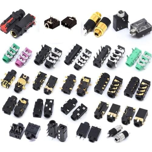 Laptop Audio Connector Port Socket Set For Acer Asus Lenovo HP Dell Toshiba Samsung Sony 25 Models, 2 Pcs / Each