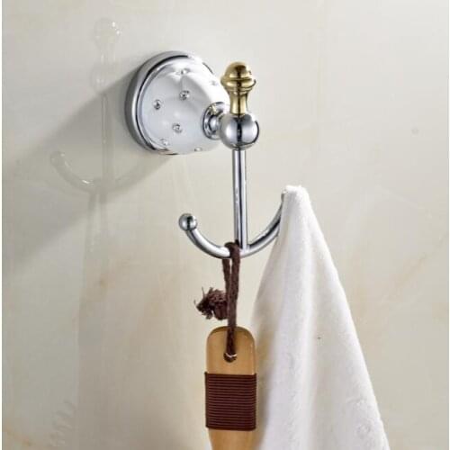 Robe Hook,Clothes Hook,Solid Brass Construction Chrome finish bath hardware accessory home decoration bathroom accessories hook
