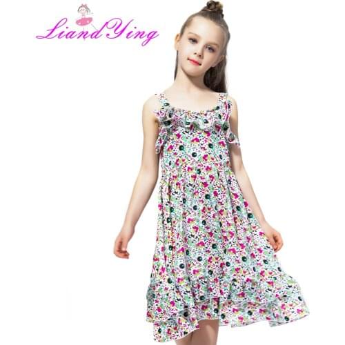 Summer Toddler Girl Dresses For Little Girl School Wear Children Wedding And Holiday Beach Clothing Kids Party Dresses For Girl