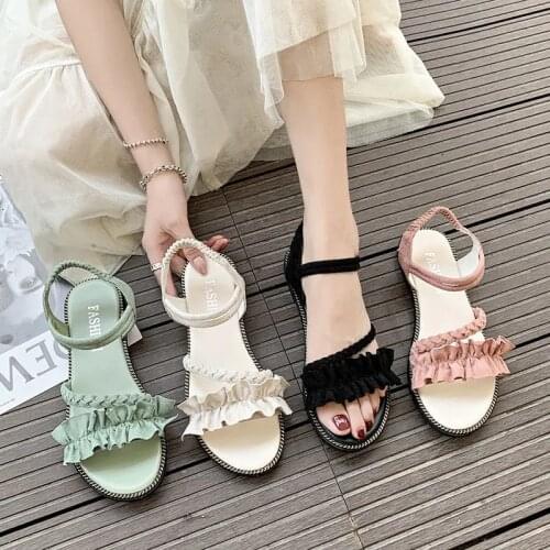 Summer Women Sandals Soft New Arrival Designer Shoes Ladies Beach Fashion Roman Shoes Flat Comfortable Sandals Zapatos De Mujer