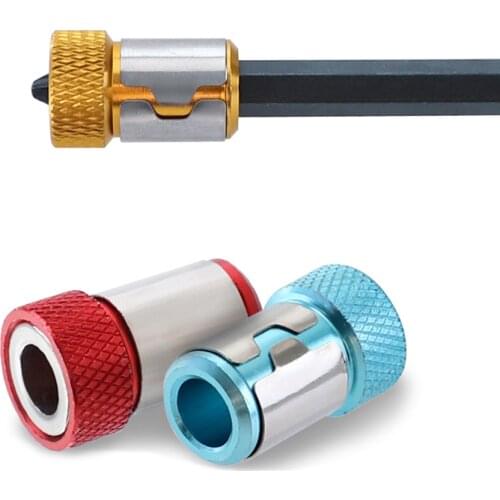 Screwdriver Magnetic Ring 1/4” Universal Metal Screwdriver Drill Bit Magnetic Ring Shank AntiCorrosion Magnet Powerful Ring