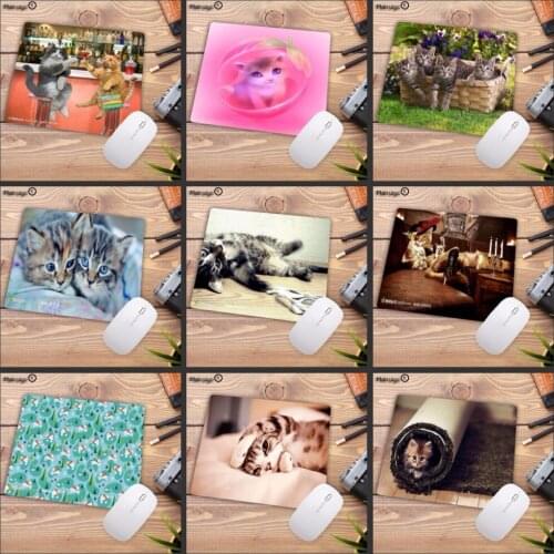 Mairuige Hot Selling Customized Animal Cute Cat High Quality Computer and Laptop Gaming Speed Mouse Pad 18*22cm Promotion