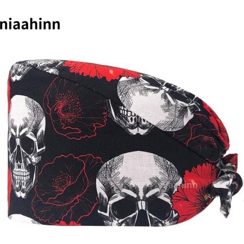 Unisex Cotton Doctor Hats Pet Hospital Working Caps Home Cleaning Cap Nursing Clinical Surgical Hats Chef Accessories Wholesale