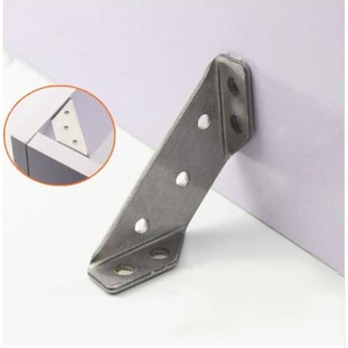 2pcs Multifunctional Stainless Steel Angle Code Right Angle Fixed Bracket Furniture Wood Board Angle Hardware Accessories