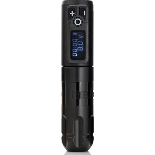 DK 2021 New Ambition Wireless Tattoo Pen Machine Battery with Portable Power Brushless Motor Digital LED Display For Body Art