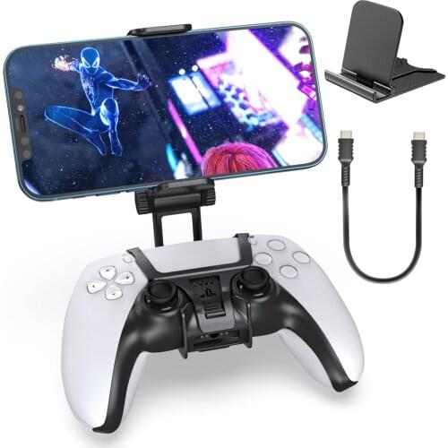 OIVO PS5 Controller Handgrip-Stand Clip-Holder Mobile Phone Stand Clamp Mount Bracket Gamepad Controller Stand Holder for PS5