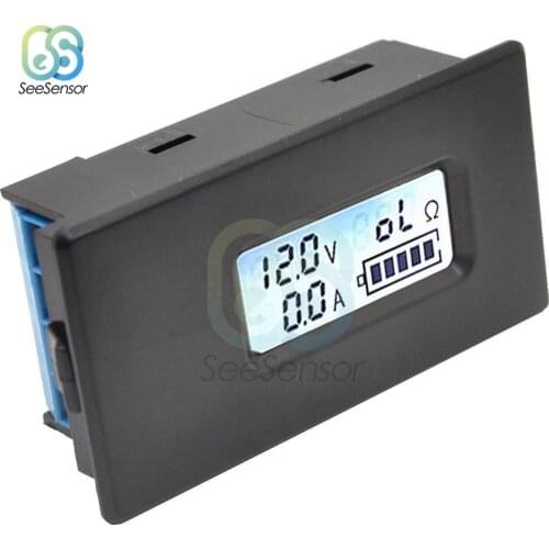18650 26650 Digital LCD Display Lithium Li-ion Battery Tester Meter Voltage/Current/Resistance/Battery Capacity Tester With Case