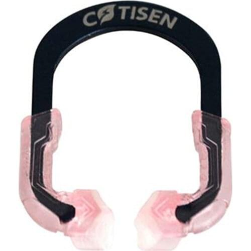 1Pis Dental U Shaped Alloy Matrix Ring Plastic Clamping With High-Elastic Pink Strong