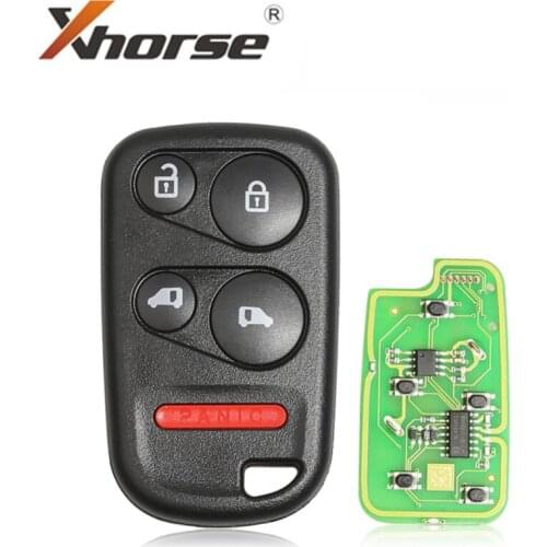 Xhorse XKHO04EN Wire Remote Key 4 Buttons for Honda with Sliding Door Button English Version 1PCS