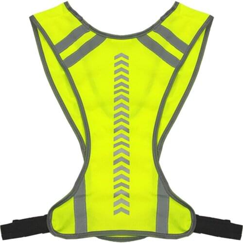 Outdoor Night Riding Running Reflective Vest Safety Security Sports Vest Night Sports Waistcoat New Sports At Night Safer