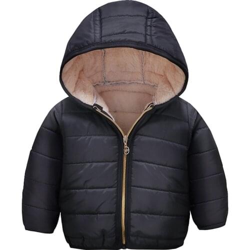 Winter Kids Outerwear Boys Girls Warm Jacket New Years Costumes for Boys Warm Baby Child Hooded Coat Girls Winter Coat