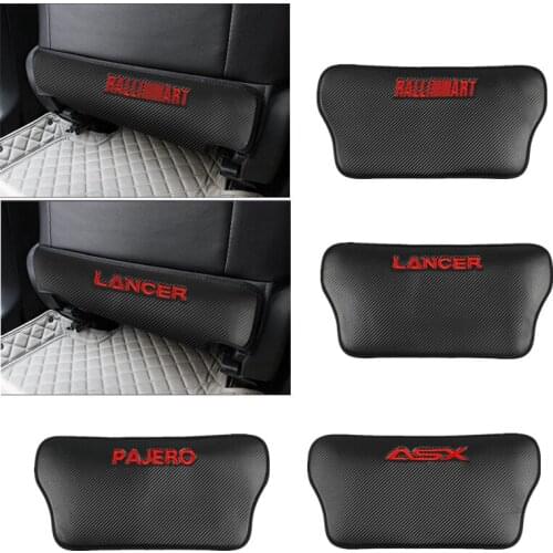 1pcs Car Seat Back Anti-Kick Cushion Pad Rear Seat Passenger Anti-Dirty Kick Pad for Mitsubishi Pajero Lancer ASX accessories