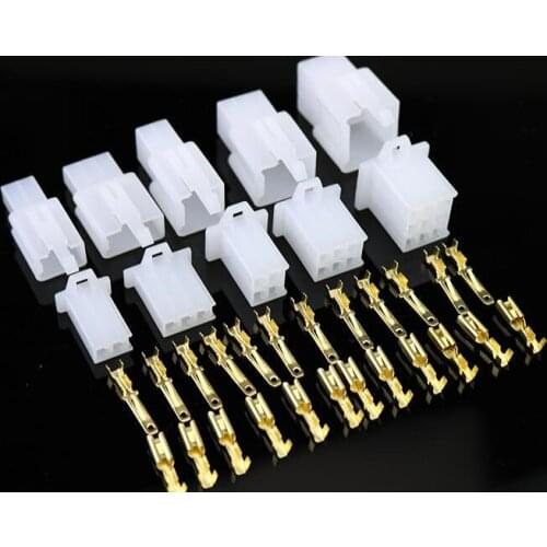 10set/lot 2.8mm 2/3/4/6/9 pin Automotive 2.8 Electrical wire Connector Male Female cable terminal plug Kits Motorcycle ebike car