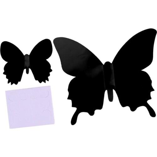 12pcs PVC 3d Butterfly Wall Decor Cute Butterflies Wall Stickers Art Decals Home Decoration Room Wall Art Big Sale