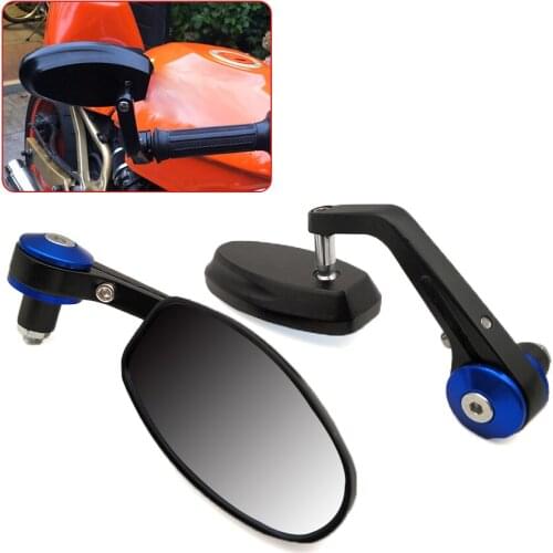 22mm Motorcycle Aluminum Rear View Handle Bar End Side Rearview Mirrors For Honda cbf 1000 600 600f cbr 600 f 650f 900 rr 250 r